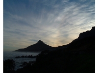 Coastline at Cape Town, at dawn.   CLICK HERE TO SEE THE LARGER VERSION OF THIS PHOTO