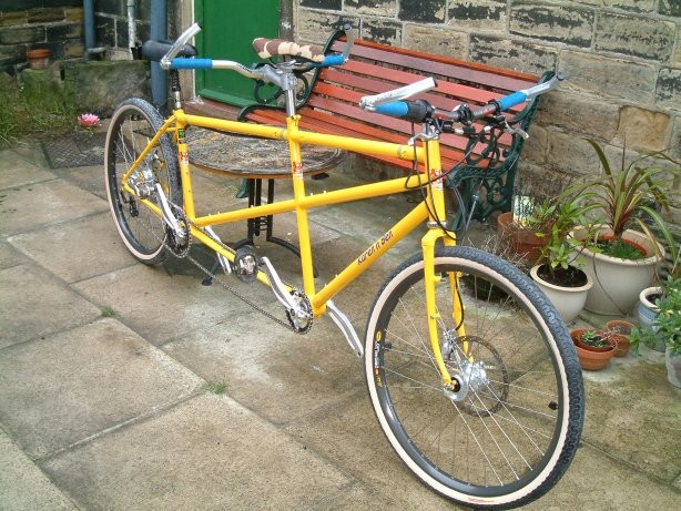But the front chain tension needs sorting out (!?) and the fork is too weak (click for next)
