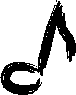 Jazzy musical note