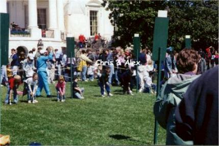 Easter Egg Roll at the White House 4/1/02