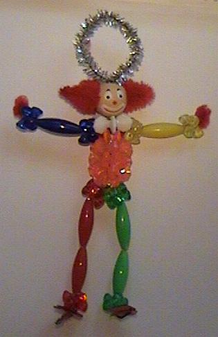 beaded clown