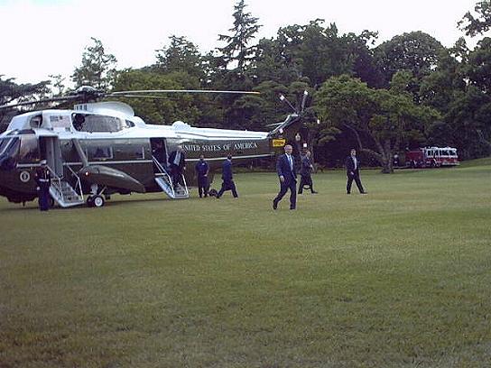 The President Arrives