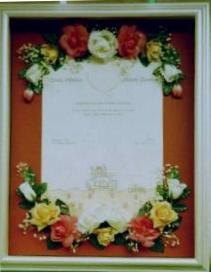Framed Wedding Invitation
