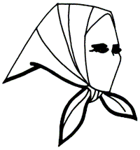 Kerchief Scarf Tie Front