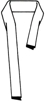 Scarf Necktie Step 1