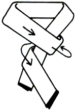 Scarf Necktie Step 2