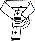 Scarf Necktie Step 3