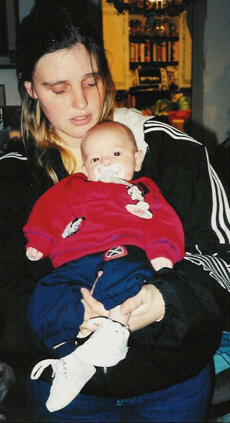 Nikki, always the proud Mommy