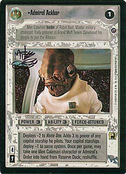 Mike Quinn - Admiral Ackbar
