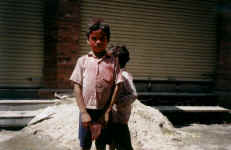 The Holi festival marks the arrival of spring, during which time water and paint bombs are thrown about everywhere!