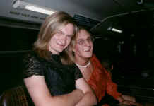 I can't believe me and Mark went on the bus looking like this!