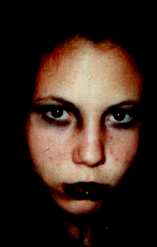 wanna see goth? this is katie when she thought she was goth at a young 14 years old. HA!