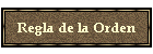 Regla de la Orden