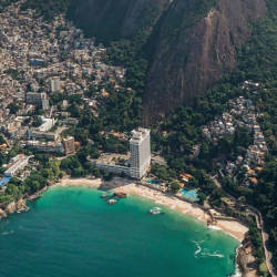 brasilien rio de janeiro foto bilder Vidigal strand aerial 