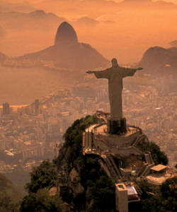 brasilien rio de janeirofoto bilder Zuckerhut und Cristo redentor