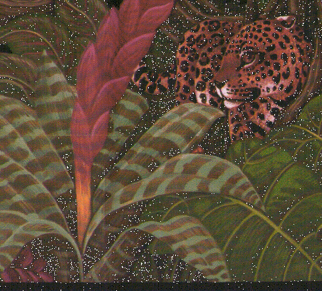 Another choice - I think I will finish my mural outside using this as a reference!