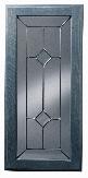 This one has an example of the finish on the door around the glass.