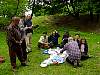 Lunch in the field around Polovragi Gorge