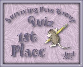 Our First Award 13-4-03