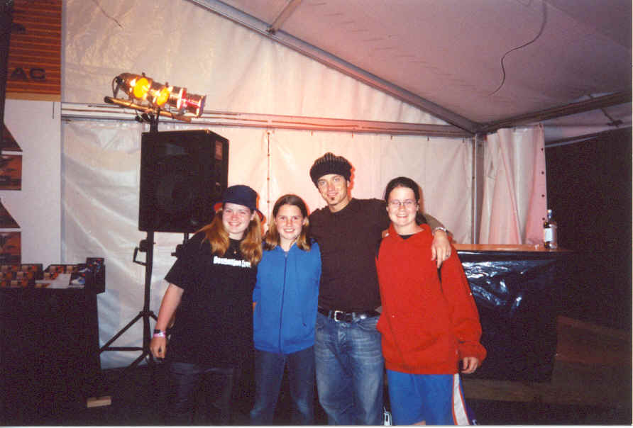 Toby Mac, me, my sister and friend