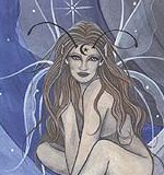 Detail of Moonchild by Jessica Galbreth - click to open larger image.