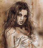 Detail of from an image in Luis Royo's book, Prohibited - click to open larger image.
