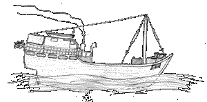 De dhow (houten vrachtboot) waarmee we naar Zanzibar vaarden.