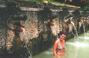 Warmwaterbronnen op Bali.