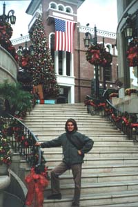 Kerstsfeer op Rodeo Drive.