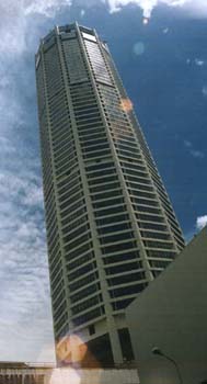 Komtar-torengebouw in Georgetown.