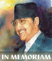 De vermoorde koning van Nepal.