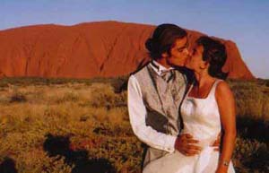 Trouwfoto voor Ayers Rock.
