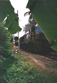 Indrukwekkende diesellocomotief.