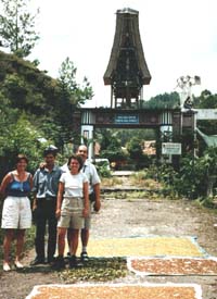 De ingangspoort van het Tana Toraja gebied.
