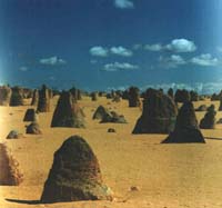 De Pinnacles in West Australi�.
