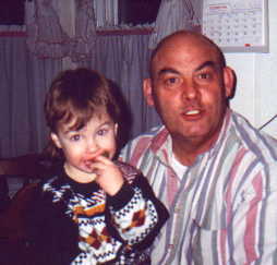 Sharing lunch with Grandpa