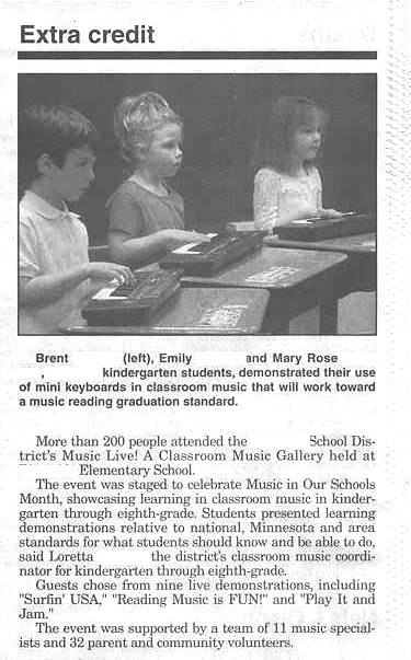My picture in the local newspaper!