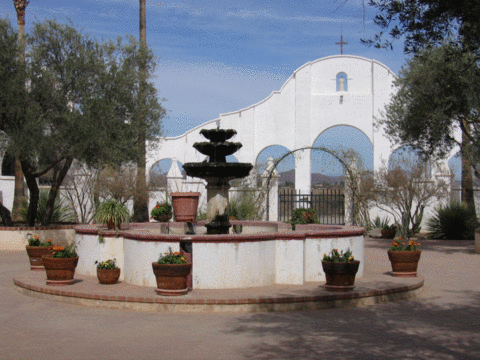 San Xavier Courtyard