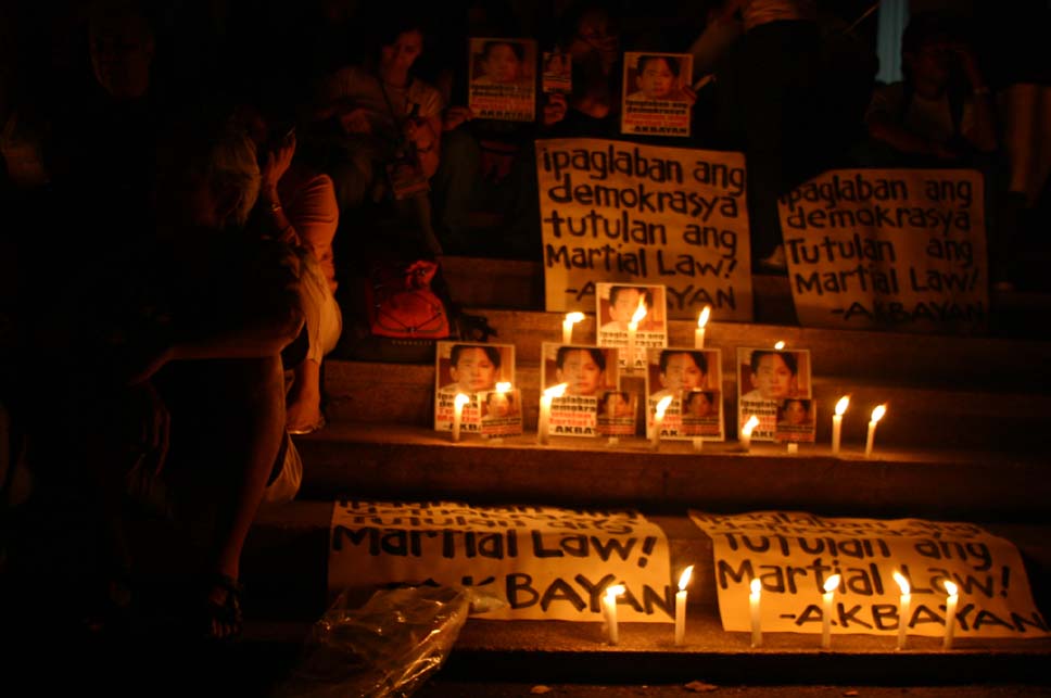 Mass Protest against President Gloria Macapagal-Arroyo's declaration of PP1017