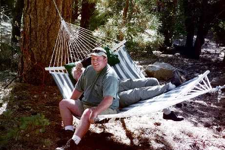 Dave and Fred on hammock