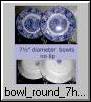 7�" bowl, no lip