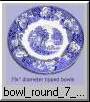 7�" shallow, lipped soup bowl