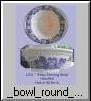10�" Deep , handled Serving Bowl. Has a lid, but I don't have it. :(