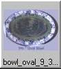 Oval Serving Bowl. 9�" wide