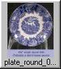 small 4�" plate. Size of demi-tasse saucer, without the cup ring.