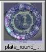 7�" salad plate. 'Middle-aged'  of three types.