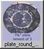 7�" salad plate. 'Newest  of three types.