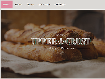 Upper Crust Website