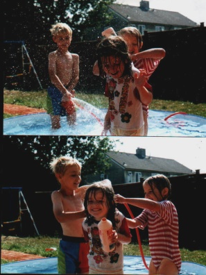 I was 8 years old here, Naomi was almost 9 and Kyle was 12