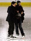 Around midnight, Cruise treats Holmes (and their baby-to-be) to another surprise: ice skating in Central Park. The couple and their entourage had the ice to themselves.